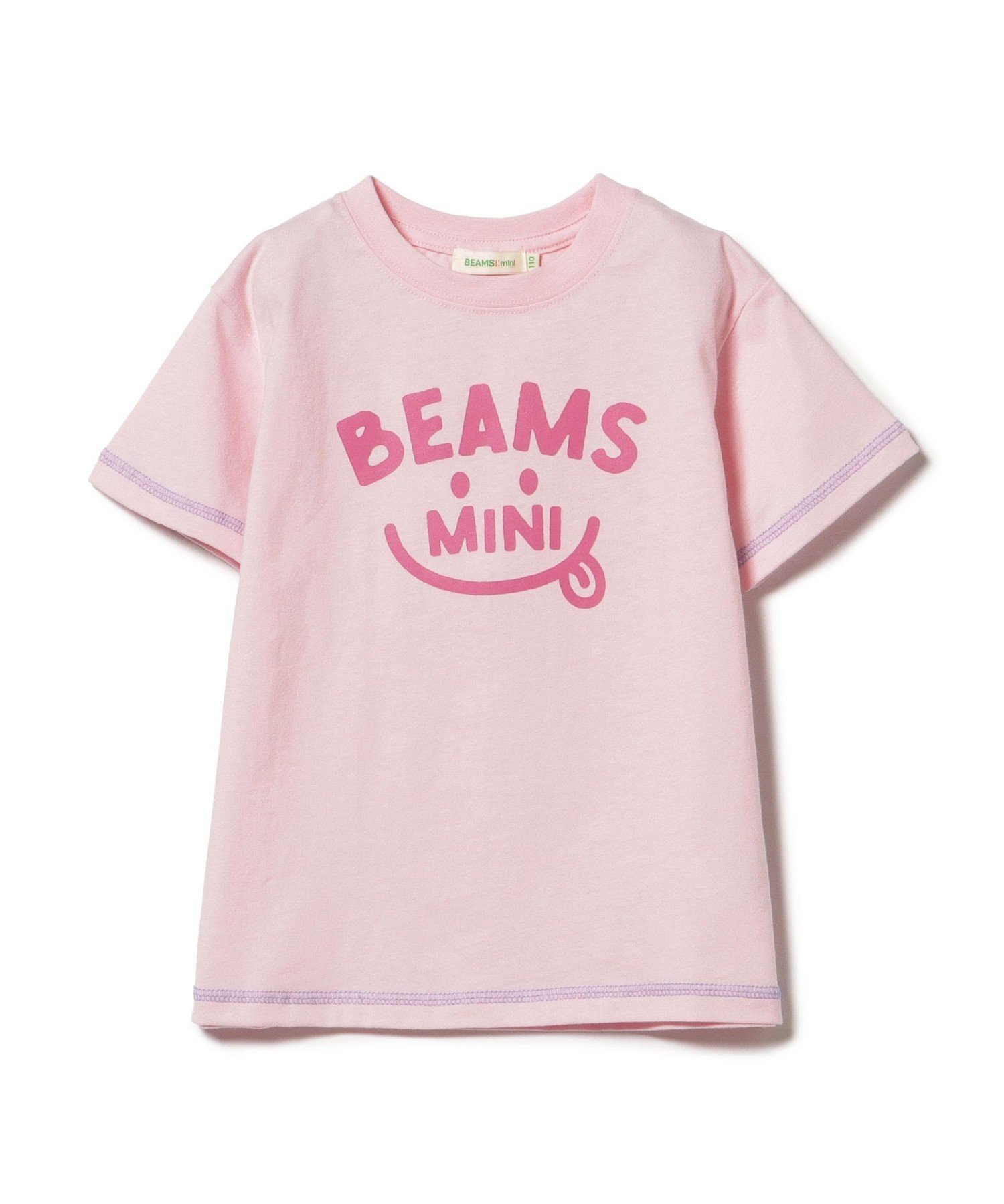 【その他のブランド/Other】のスマイル ロゴ Tシャツ 2025SS(90~130cm) インテリア・キッズ・メンズ・レディースファッション・服の通販 founy(ファニー) 　ファッション　Fashion　キッズファッション　Fashion for Kids　2025年　2025　2025春夏・S/S　Spring/Summer 2025 SS25　シンプル　Simple, Minimal　プリント　Print, Printed Pattern　ボトム　Bottoms, Lower Wear　PINK|ID: prp329100004409800 ipo3291000000032727188
