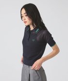 【ビームス ウイメン/BEAMS】の【別注/ニットポロ/ポロシャツ/シアー】FRED PERRY / RIB KNITTED SHIRT 25SS フレッドペリー スポーツミックス DARK_CARBON|ID: prp329100004409974 ipo3291000000031943945