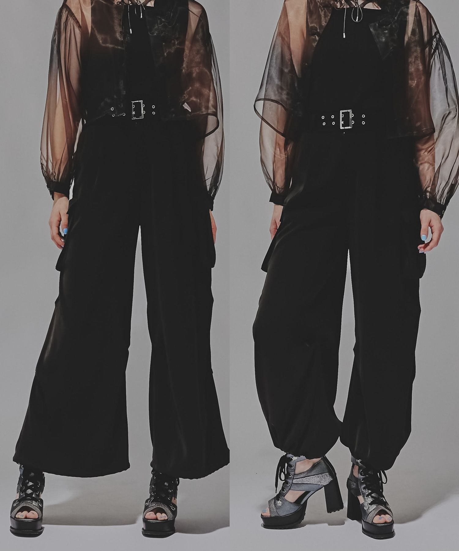 【ハレ/HARE】の2WAYトロミワイドカーゴパンツ インテリア・キッズ・メンズ・レディースファッション・服の通販 founy(ファニー) 　ファッション　Fashion　レディースファッション　WOMEN　パンツ　Pants　おすすめ　Recommend　カーゴパンツ　Cargo Pants　シンプル　Simple　バルーン　Balloon　ワイド　Wide　定番　Standard　ブラック09|ID: prp329100004410009 ipo3291000000031993123