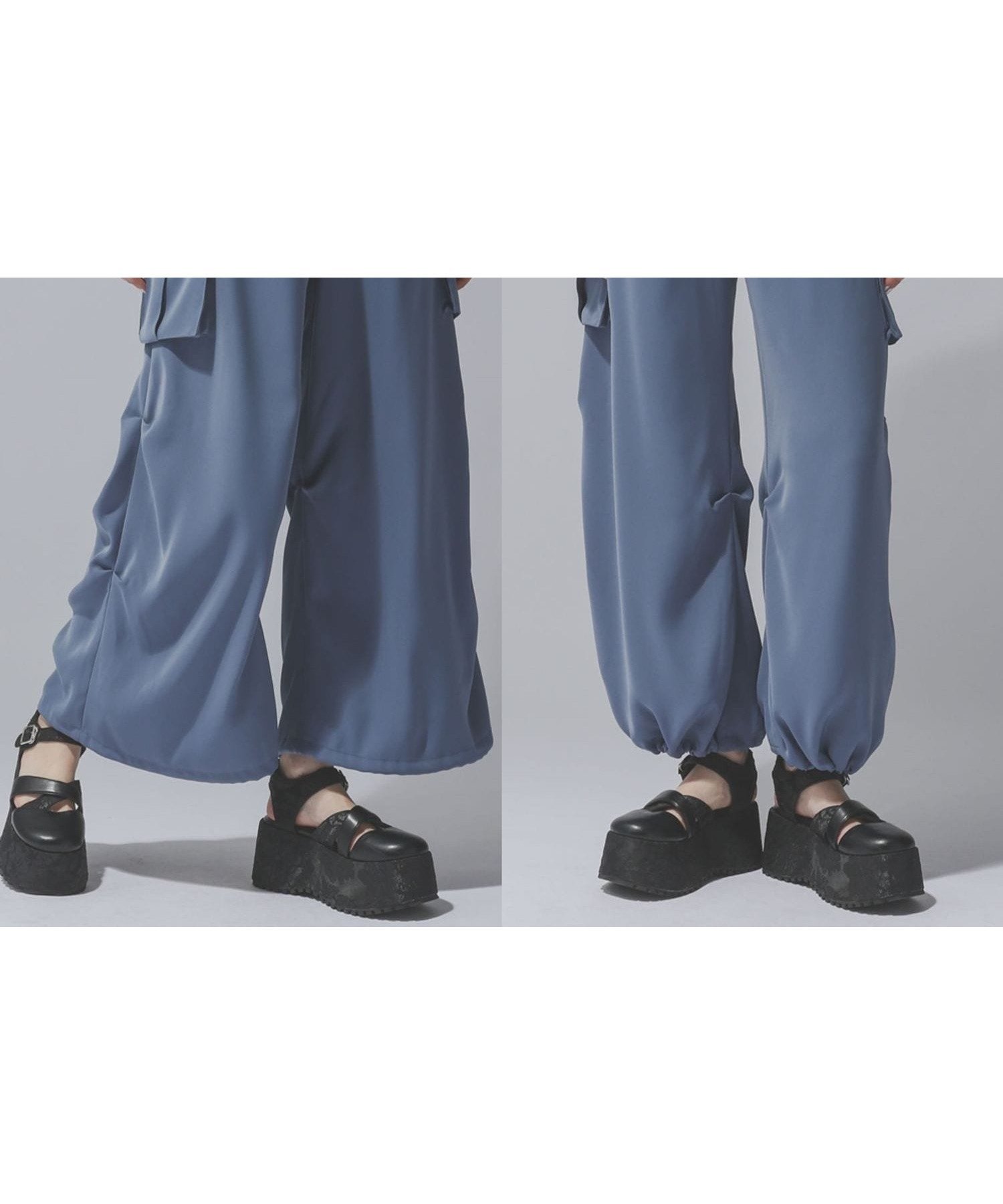 【ハレ/HARE】の2WAYトロミワイドカーゴパンツ インテリア・キッズ・メンズ・レディースファッション・服の通販 founy(ファニー) 　ファッション　Fashion　レディースファッション　WOMEN　パンツ　Pants　おすすめ　Recommend　カーゴパンツ　Cargo Pants　シンプル　Simple　バルーン　Balloon　ワイド　Wide　定番　Standard　ブルー82|ID: prp329100004410009 ipo3291000000031993133
