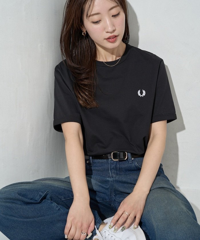 【フリークスストア/FREAK'S STORE】のRINGER T-SHIRT【限定展開】 25SS インテリア・キッズ・メンズ・レディースファッション・服の通販 founy(ファニー) 　ファッション　Fashion　レディースファッション　WOMEN　トップス・カットソー　Tops/Tshirt　シャツ/ブラウス　Shirts/Blouses　ロング / Tシャツ　T-Shirts　2025年　2025　2025春夏・S/S　Ss,Spring/Summer,2025　夏　Summer　S/S・春夏　Ss・Spring/Summer　ブラック|ID: prp329100004410380 ipo3291000000031208264