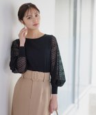 【アンデミュウ/Andemiu】のレーススリーブニット 人気、トレンドファッション・服の通販 founy(ファニー) ファッション Fashion レディースファッション WOMEN トップス・カットソー Tops/Tshirt ニット Knit Tops フェミニン Feminine レース Race エレガント 上品 Elegant thumbnail ブラック09|ID: prp329100004411492 ipo3291000000031043479