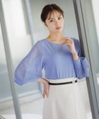 【アンデミュウ/Andemiu】のレーススリーブニット 人気、トレンドファッション・服の通販 founy(ファニー) ファッション Fashion レディースファッション WOMEN トップス・カットソー Tops/Tshirt ニット Knit Tops フェミニン Feminine レース Race エレガント 上品 Elegant thumbnail ブルー82|ID: prp329100004411492 ipo3291000000031043489