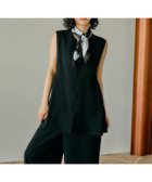 【レプシィム ローリーズファーム/LEPSIM LOWRYS FARM】の《リネンライクドライシリーズ》切り替えベスト 人気、トレンドファッション・服の通販 founy(ファニー) ファッション Fashion レディースファッション WOMEN アウター Coat Outerwear トップス・カットソー Tops/Tshirt ベスト/ジレ Gilets/Vests おすすめ Recommend カットソー Cut And Sew セットアップ Set Up タンク Tank デニム Denim ベスト Vest リネン Linen 半袖 Short Sleeve 長袖 Long Sleeve thumbnail ブラック09|ID: prp329100004411525 ipo3291000000031063951