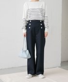 【アーバンリサーチ ドアーズ/URBAN RESEARCH DOORS】のマリンパンツ 人気、トレンドファッション・服の通販 founy(ファニー) ファッション Fashion レディースファッション WOMEN パンツ Pants 2025年 2025 2025春夏・S/S Ss,Spring/Summer,2025 おすすめ Recommend ストレッチ Stretch ツイル Twill フロント Front ボーダー Border 夏 Summer 定番 Standard S/S・春夏 Ss・Spring/Summer thumbnail NAVY|ID: prp329100004412472 ipo3291000000031976625