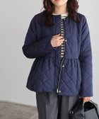 【ピエロ/Pierrot】のノーカラーフレアキルティングブルゾン 人気、トレンドファッション・服の通販 founy(ファニー) ファッション Fashion レディースファッション WOMEN アウター Coat Outerwear ブルゾン Blouson/Jackets thumbnail ネイビー|ID: prp329100004413723 ipo3291000000031041450