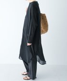 【かぐれ/kagure / URBAN RESEARCH】のガーゼロングチュニック BLACK|ID: prp329100004413747 ipo3291000000032734738