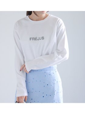 【テチチ/Te chichi】のラメ糸刺繍ロゴロンT 人気、トレンドファッション・服の通販 founy(ファニー) ファッション Fashion レディースファッション WOMEN トップス・カットソー Tops/Tshirt ロング / Tシャツ T-Shirts シンプル Simple ジャケット Jacket ベーシック Basic 定番 Standard |ID:prp329100004415172