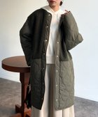 【シェトワ/Chez toi】の【超軽量!重さ650g】ボア×キルティングコート 人気、トレンドファッション・服の通販 founy(ファニー) ファッション Fashion レディースファッション WOMEN アウター Coat Outerwear コート Coats キルティング Quilting 切替 Switching 軽量 Lightweight シンプル Simple デニム Denim フェミニン Feminine ロング Long プチプライス・低価格 Affordable おすすめ Recommend エレガント 上品 Elegant thumbnail カーキ|ID: prp329100004415493 ipo3291000000031028180