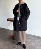 【シェトワ/Chez toi】の【超軽量!重さ650g】ボア×キルティングコート 人気、トレンドファッション・服の通販 founy(ファニー) ファッション Fashion レディースファッション WOMEN アウター Coat Outerwear コート Coats キルティング Quilting 切替 Switching 軽量 Lightweight シンプル Simple デニム Denim フェミニン Feminine ロング Long プチプライス・低価格 Affordable おすすめ Recommend エレガント 上品 Elegant thumbnail ブラック|ID: prp329100004415493 ipo3291000000031028184