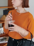 【ディスコート/Discoat】の【新色追加!/全16色展開】シアー袖切替プルオーバー≪WEB限定カラーあり≫ オレンジ|ID: prp329100004415504 ipo3291000000031956643