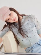 【スナイデル/SNIDEL】のフラワーライクシアーカーディガン LBLU[081]|ID: prp329100004415819 ipo3291000000031995066