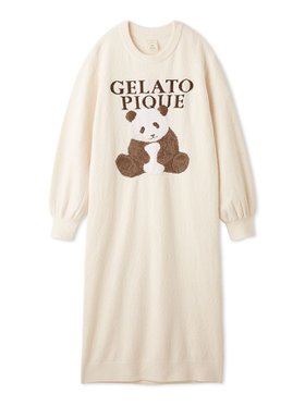 【ジェラート ピケ/gelato pique】 パンダジャガードワンピース人気、トレンドファッション・服の通販 founy(ファニー) ファッション Fashion レディースファッション WOMEN ワンピース Dress おすすめ Recommend ソックス Socks ブランケット Blanket 春 Spring |ID:prp329100004416566