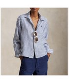 【ラルフローレン/RALPH LAUREN】のワイド クロップド ギンガム リネン シャツ 人気、トレンドファッション・服の通販 founy(ファニー) ファッション Fashion レディースファッション WOMEN トップス・カットソー Tops/Tshirt シャツ/ブラウス Shirts/Blouses カフス Cuffs ギンガム Gingham クロップド Cropped ショルダー Shoulder ドロップ Drop パターン Pattern プリーツ Pleats ボックス Box ヨーク Yoke ラウンド Round リネン Linen ワイド Wide 長袖 Long Sleeve thumbnail 100ホワイト|ID: prp329100004416704 ipo3291000000030837379