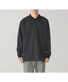 【スノーピーク/SNOW PEAK】のHeavy Cotton Border Long Sleeve Polo Shirt 人気、トレンドファッション・服の通販 founy(ファニー) ファッション Fashion レディースファッション WOMEN トップス・カットソー Tops/Tshirt シャツ/ブラウス Shirts/Blouses ポロシャツ Polo Shirts パターン Pattern フィット Fit ボーダー Border ポケット Pocket 無地 Plain Color ワンポイント One Point NEW・新作・新着・新入荷 New Arrivals thumbnail Blackgrey|ID: prp329100004417122 ipo3291000000030905690