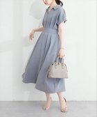【ナチュラルクチュール/natural couture】の涼しげスキッパー衿お上品ワンピース サックスブルー|ID: prp329100004417682 ipo3291000000031673912