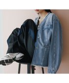 【アダム エ ロペ/ADAM ET ROPE'】の【WEB限定】デニムフリンジブルゾン 人気、トレンドファッション・服の通販 founy(ファニー) ファッション Fashion レディースファッション WOMEN アウター Coat Outerwear ブルゾン Blouson/Jackets 春 Spring シンプル Simple スラックス Slacks スリーブ Sleeve デニム Denim フォルム Form フラップ Flap フリンジ Fringe フロント Front ブリーチ Bleach ブルゾン Blouson ポケット Pocket ミドル Middle リアル Real S/S・春夏 Ss・Spring/Summer おすすめ Recommend 夏 Summer 2025年 2025 2025春夏・S/S Ss,Spring/Summer,2025 thumbnail ブルー系(47)|ID: prp329100004417726 ipo3291000000031016441