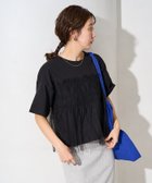 【フリークスストア/FREAK'S STORE】のチュール フリル ドッキング 半袖 Tシャツ【限定展開】 25SS ブラック×ブラック|ID:prp329100004418197