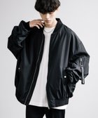 【ロッキーモンロー/Rocky Monroe】のポリDEWSPO オーバーサイズMA-1フライトジャケット/ミリタリーブルゾン 人気、トレンドファッション・服の通販 founy(ファニー) ファッション Fashion レディースファッション WOMEN アウター Coat Outerwear ジャケット Jackets ブルゾン Blouson/Jackets MA-1 MA-1 アウトドア Outdoor ジャケット Jacket ブルゾン Blouson ミリタリー Military thumbnail ブラック|ID: prp329100004418593 ipo3291000000031039575