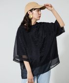 【フリークスストア/FREAK'S STORE】のオーガンジー×カットソー 重ね ラグラン 半袖 Tシャツ【限定展開】 25SS ブラック|ID:prp329100004418641