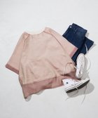 【フリークスストア/FREAK'S STORE】のオーガンジー×カットソー 重ね ラグラン 半袖 Tシャツ【限定展開】 25SS ピンク|ID:prp329100004418641