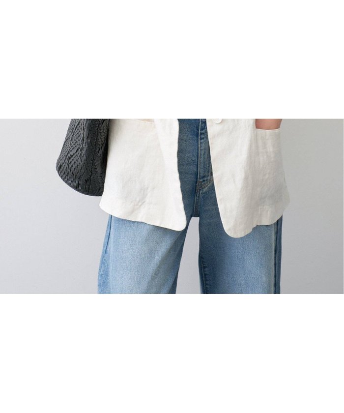 【スピック&スパン/Spick & Span】の《追加》リネンエアリージャケット インテリア・キッズ・メンズ・レディースファッション・服の通販 founy(ファニー) https://founy.com/ ファッション Fashion レディースファッション Ladies' Fashion Online アウター Coat Outerwear ジャケット Jackets |ID: prp329100004418691 ipo3291000000032664970