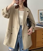 【ディスコート/Discoat】の【ユニセックス】テックリネンビッグシャツジャケット《WEB限定カラーあり》 ライトベージュ|ID: prp329100004419569 ipo3291000000031958665