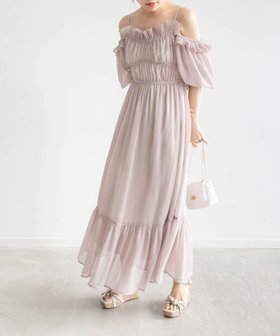 【ランダ/RANDA】のプリーツフリル2WAYシフォンワンピース 人気、トレンドファッション・服の通販 founy(ファニー) ファッション Fashion レディースファッション WOMEN ワンピース Dress おすすめ Recommend オフショル Off Shoulder ギャザー Gather サンダル Sandals シフォン Chiffon スニーカー Sneakers ダウン Down フリル Frills プリーツ Pleats ミュール Mule エレガント 上品 Elegant |ID:prp329100004419680