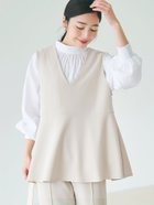 【コカ/COCA】のカットジョーゼットペプラムベスト 人気、トレンドファッション・服の通販 founy(ファニー) ファッション Fashion レディースファッション WOMEN アウター Coat Outerwear トップス・カットソー Tops/Tshirt ベスト/ジレ Gilets/Vests ポケット Pocket thumbnail Lt.beige|ID: prp329100004420872 ipo3291000000030949925