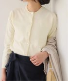 【スローブ イエナ/SLOBE IENA】の《接触冷感/UV機能》FROSTYCOTTONクルーネックカーディガン ナチュラル|ID: prp329100004421475 ipo3291000000031897368