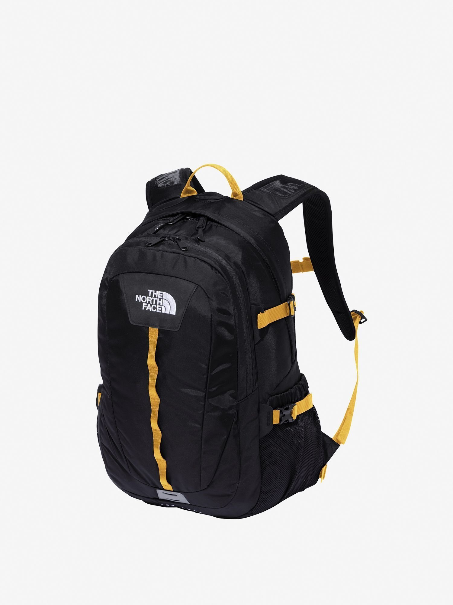 【ザ ノース フェイス/THE NORTH FACE】のホットショット インテリア・キッズ・メンズ・レディースファッション・服の通販 founy(ファニー) 　ファッション　Fashion　レディースファッション　WOMEN　アウトドア　Outdoor　クラシカル　Classical　ショルダー　Shoulder　スリーブ　Sleeve　デイパック　Daypack　ポケット　Pocket　メッシュ　Mesh　リュック　Ruck Sack　人気　Popularity　定番　Standard　TNFブラック×サミットゴールド|ID: prp329100004421529 ipo3291000000030875232