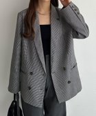 【ジュノア/JUNOAH】のcallautia テーラードジャケット 人気、トレンドファッション・服の通販 founy(ファニー) ファッション Fashion レディースファッション WOMEN アウター Coat Outerwear ジャケット Jackets テーラードジャケット Tailored Jackets チェック Check 無地 Plain Color thumbnail ダークグレー|ID: prp329100004421794 ipo3291000000030955643