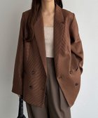 【ジュノア/JUNOAH】のcallautia テーラードジャケット 人気、トレンドファッション・服の通販 founy(ファニー) ファッション Fashion レディースファッション WOMEN アウター Coat Outerwear ジャケット Jackets テーラードジャケット Tailored Jackets チェック Check 無地 Plain Color thumbnail オレンジ|ID: prp329100004421794 ipo3291000000030955647