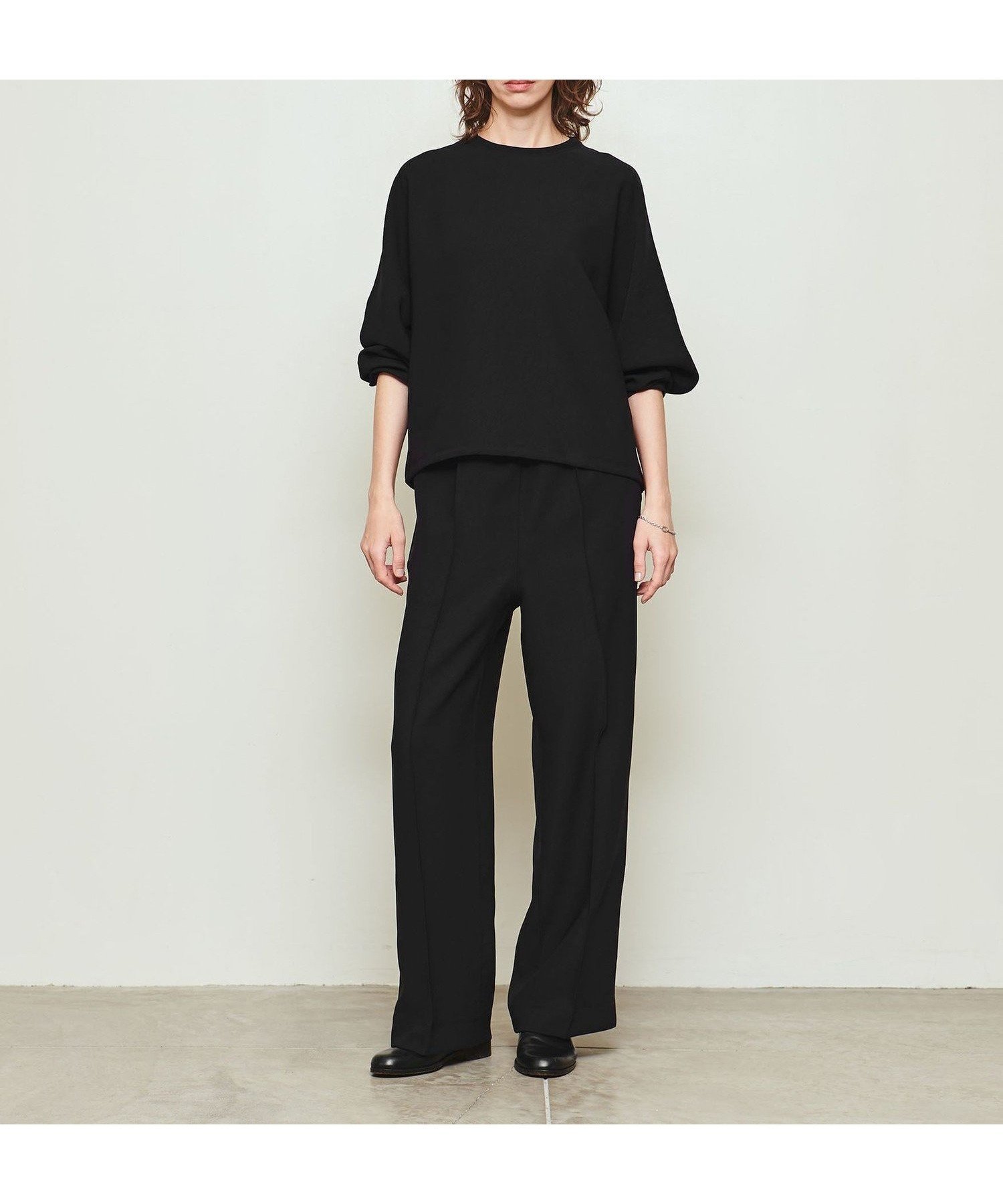 【ユナイテッドアローズ/UNITED ARROWS】のD.O UNITED ARROWS BY DAISUKE OBANA for WOMEN I WIDE PANTS/ワイドパンツ インテリア・キッズ・メンズ・レディースファッション・服の通販 founy(ファニー) 　ファッション　Fashion　レディースファッション　WOMEN　パンツ　Pants　エレガント 上品　Elegant　コレクション　Collection　ストレート　Straight　スラックス　Slacks　スリーブ　Sleeve　セットアップ　Set Up　ドローコード　Draw Cord　定番　Standard　フラット　Flat　ルーズ　Loose　ロング　Long　ワイド　Wide　おすすめ　Recommend　BLACK|ID: prp329100004422399 ipo3291000000030913721