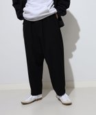 【ビームス/BEAMS / MEN】のサルエル イージー スラックス 人気、トレンドファッション・服の通販 founy(ファニー) ファッション Fashion メンズファッション MEN コイン Coin サルエル Sarouel シャーリング Shirring ストレッチ Stretch スラックス Slacks ドローコード Draw Cord フィット Fit ポケット Pocket エレガント 上品 Elegant thumbnail BLACK|ID: prp329100004423139 ipo3291000000030886329