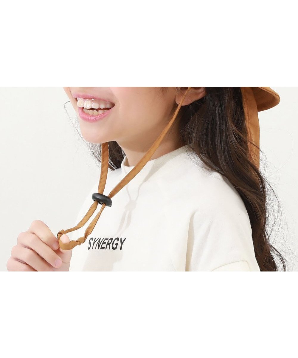 【デビロック/devirock / KIDS】のUVカット 親子で使える 日よけ付き 撥水 フェスハット 帽子 ハット 25SS インテリア・キッズ・メンズ・レディースファッション・服の通販 founy(ファニー) 　ファッション　Fashion　キッズファッション　KIDS　カラフル　Colorful　トレンド　Trend　帽子　Hat　メッシュ　Mesh　水着　Swimsuit　おすすめ　Recommend　夏　Summer　2025年　2025　2025春夏・S/S　Ss,Spring/Summer,2025　005-Lブラウン|ID: prp329100004423609 ipo3291000000031676749