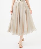 【シビラ/SYBILLA】のボリュームフレアスカート 人気、トレンドファッション・服の通販 founy(ファニー) ファッション Fashion レディースファッション WOMEN スカート Skirt Aライン/フレアスカート Flared A-Line Skirts エアリー Airy エレガント 上品 Elegant シルク Silk ドレープ Drape thumbnail ベージュ|ID: prp329100004425076 ipo3291000000030898759