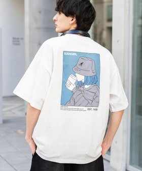 【ロッキーモンロー/Rocky Monroe】の【KANGOL】*【Rocky Monroe】別注コラボカンガールプリントTシャツ 人気、トレンドファッション・服の通販 founy(ファニー) ファッション Fashion レディースファッション WOMEN トップス・カットソー Tops/Tshirt シャツ/ブラウス Shirts/Blouses ロング / Tシャツ T-Shirts プリント Print 別注 Special Order メンズ Mens リラックス Relax ロング Long ワイド Wide おすすめ Recommend エレガント 上品 Elegant |ID:prp329100004425341