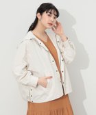 【ビームス ハート/BEAMS HEART】のポンチョ風 ブルゾン IVORY|ID: prp329100004425497 ipo3291000000030955739