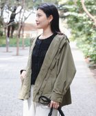 【ビームス ハート/BEAMS HEART】の【洗濯機OK】ポンチョ風 ブルゾン ゆったりシルエット 春アウター ボリュームスリーブ OLIVE|ID: prp329100004425497 ipo3291000000031653825