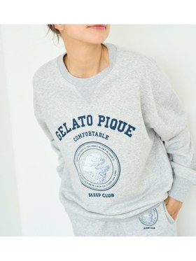 【ジェラート ピケ/gelato pique】 【UNISEX】裏毛プルオーバー人気、トレンドファッション・服の通販 founy(ファニー) ファッション Fashion レディースファッション WOMEN トップス・カットソー Tops/Tshirt プルオーバー Pullover ユニセックス Unisex グラフィック Graphic ベーシック Basic モチーフ Motif ロング Long |ID:prp329100004425515