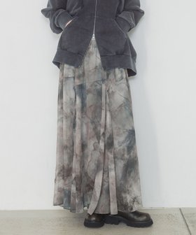 【ジーナシス/JEANASiS】のニュアンスプリントフレアスカート 人気、トレンドファッション・服の通販 founy(ファニー) ファッション Fashion レディースファッション WOMEN スカート Skirt Aライン/フレアスカート Flared A-Line Skirts おすすめ Recommend シアー Sheer シフォン Chiffon デニム Denim フレア Flare プリント Print ミドル Middle 夏 Summer 無地 Plain Color |ID:prp329100004426014