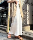 【チャオパニックティピー/CIAOPANIC TYPY】の【夏でも快適】-3キロ見えすっきりシルエットリブスカート ホワイト|ID: prp329100004426038 ipo3291000000032128234