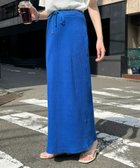 【チャオパニックティピー/CIAOPANIC TYPY】の【夏でも快適】-3キロ見えすっきりシルエットリブスカート ブルー|ID: prp329100004426038 ipo3291000000032128248