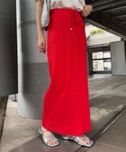 【チャオパニックティピー/CIAOPANIC TYPY】の【夏でも快適】-3キロ見えすっきりシルエットリブスカート レッドその他1|ID: prp329100004426038 ipo3291000000032128253
