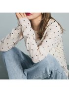 【コカ/COCA】のシースルードットトップス 人気、トレンドファッション・服の通販 founy(ファニー) ファッション Fashion レディースファッション WOMEN トップス・カットソー Tops/Tshirt ポケット Pocket thumbnail Ivory|ID: prp329100004426295 ipo3291000000030907243