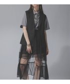 【ハレ/HARE】の2WAYジレワンピース 人気、トレンドファッション・服の通販 founy(ファニー) ファッション Fashion レディースファッション WOMEN アウター Coat Outerwear おすすめ Recommend シアー Sheer ショート Short ミドル Middle thumbnail ブラック09|ID: prp329100004426351 ipo3291000000030955513