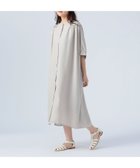 【ビームス ハート/BEAMS HEART】のバックギャザー ビッグ シャツワンピース 人気、トレンドファッション・服の通販 founy(ファニー) ファッション Fashion レディースファッション WOMEN ワンピース Dress シャツワンピース Shirt Dresses おすすめ Recommend ギャザー Gather サンダル Sandals シンプル Simple スニーカー Sneakers スリーブ Sleeve ビッグ Big ポケット Pocket リラックス Relax レギンス Leggings ロング Long thumbnail GREIGE|ID: prp329100004426374 ipo3291000000030974705