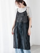 【テチチ/Te chichi】のメッシュフラワーコードキャミワンピース《2025spring catalog item》 人気、トレンドファッション・服の通販 founy(ファニー) 雑誌掲載アイテム Magazine Items ファッション雑誌 Fashion Magazines スプリング SPRiNG ファッション Fashion レディースファッション WOMEN ワンピース Dress キャミワンピース No Sleeve Dresses 2025年 2025 2025春夏・S/S Ss,Spring/Summer,2025 キャミワンピース Cami Dress フラワー Flower メッシュ Mesh リボン Ribbon 雑誌 Magazine thumbnail ブラック|ID: prp329100004426516 ipo3291000000030975846