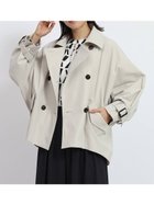 【ヴァン/Vin】のトレンチデザインドルマンコート 人気、トレンドファッション・服の通販 founy(ファニー) ファッション Fashion レディースファッション WOMEN アウター Coat Outerwear コート Coats おすすめ Recommend オケージョン Occasion トレンチ Trench ブローチ Brooch ヘムライン Hemline マニッシュ Mannish ビジネス 仕事 通勤 Business thumbnail ベージュ|ID: prp329100004426767 ipo3291000000030954217